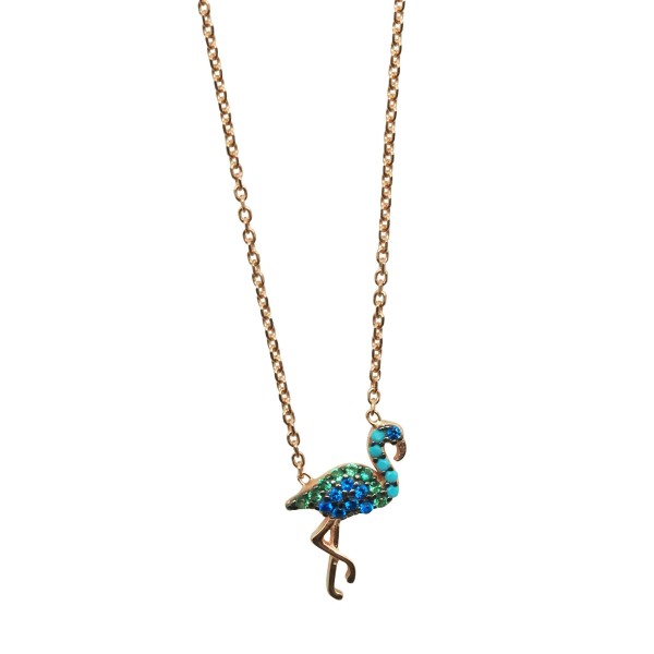 Collar "Blue Flamingo" Collar "Blue Flamingo"