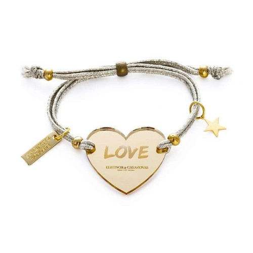 Lucky Love bracelet - Gold mirror