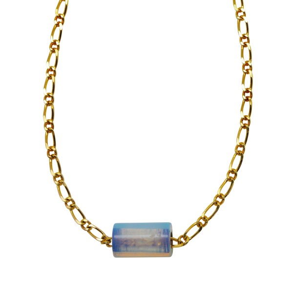 Opaline tube Necklace Opaline tube Necklace