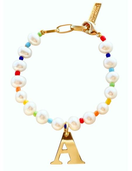 "Rainbow of Pearls" bracelet