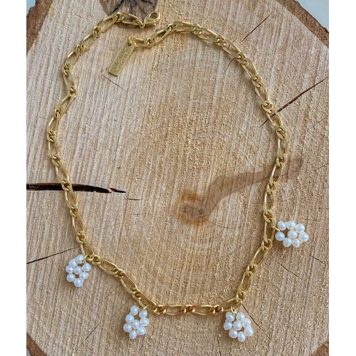 "Daisy Pearls" Necklace