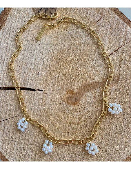 "Daisy Pearls" Necklace