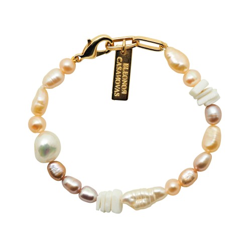 Warm colors Pearls Bracelet