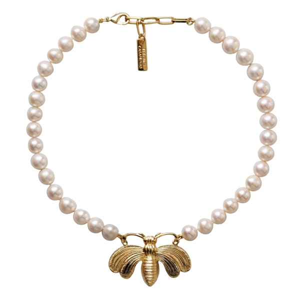 bee pearls Necklace 