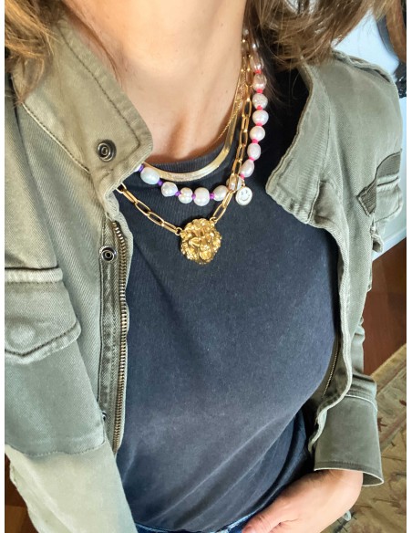 Smile & Pearls Necklace