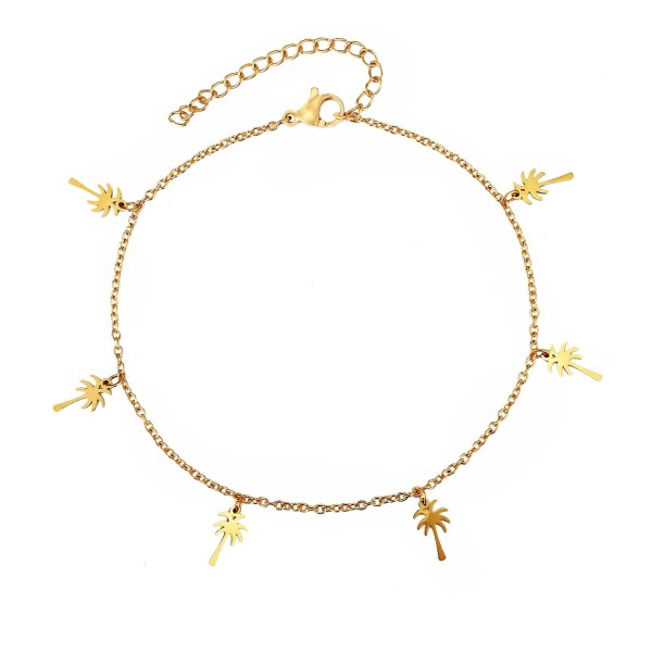 Palmtrees anklet