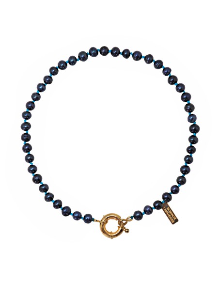 Collar My DARK BLUE Pearls
