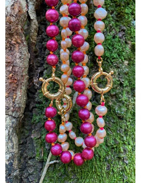 Collar My PINK Pearls