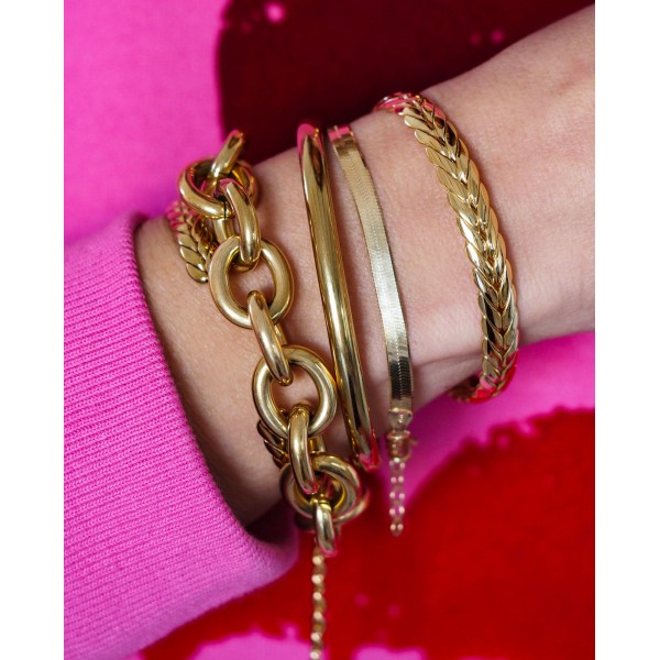 GOLDEN DAYS Bangle - braid