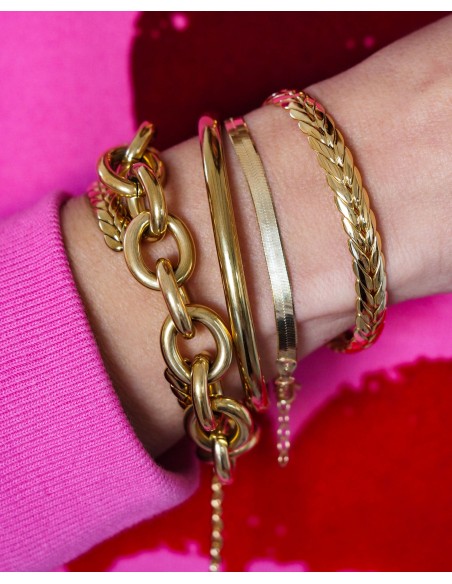 GOLDEN DAYS Bangle - braid