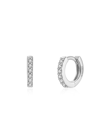 Arito individual "Basic" Plata y circonitas