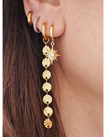 KEEP SHINING long Hoops