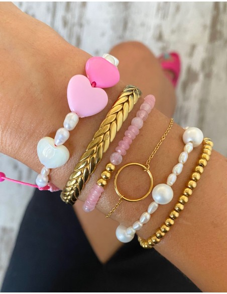 PINK LOVE ROSE QUARTZ Bracelet