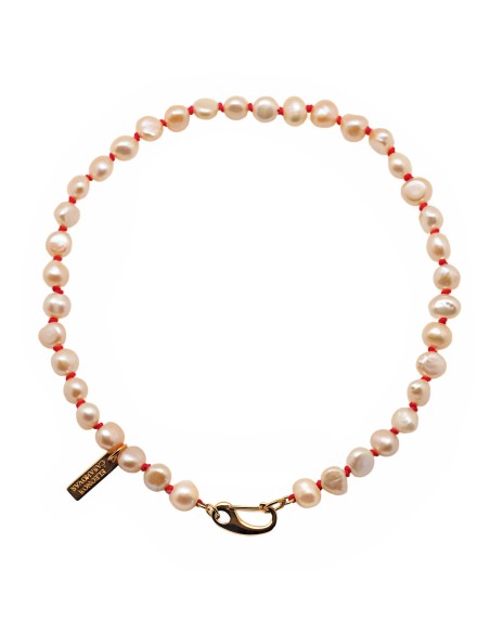 PEACH Pearls Necklace