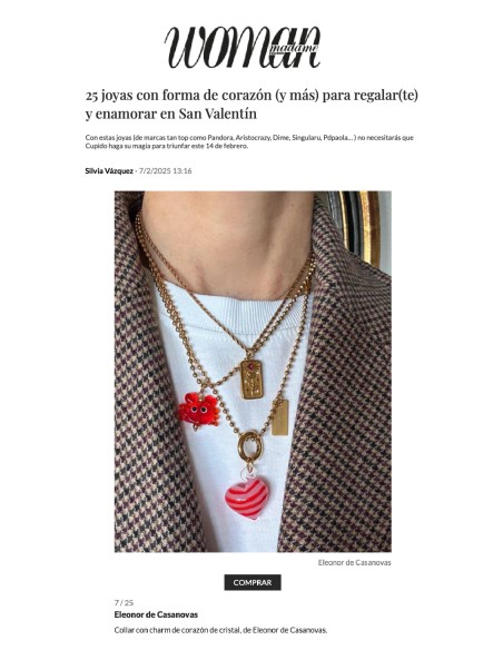 RED Baby Crab Necklace