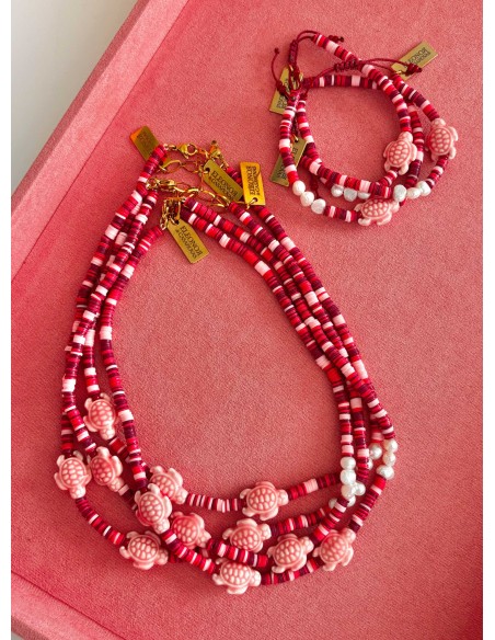 Collar PINK Turtles