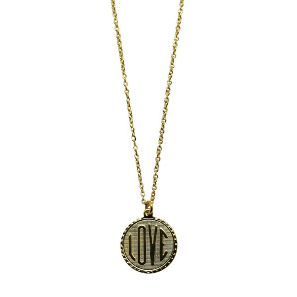 Collar Medalla "LOVE" - Imagen 2