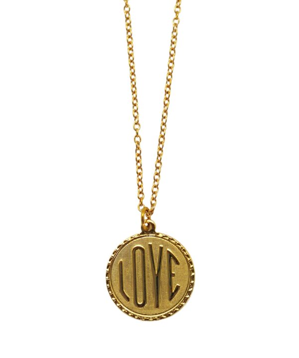 Collar Medalla "LOVE"
