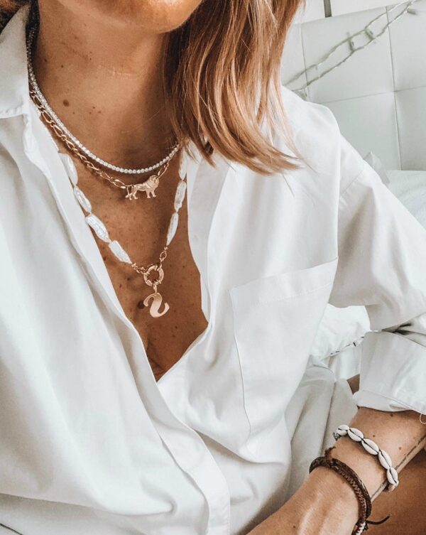 Collar "My Favorite Pearls Necklace" con Inicial - Imagen 10