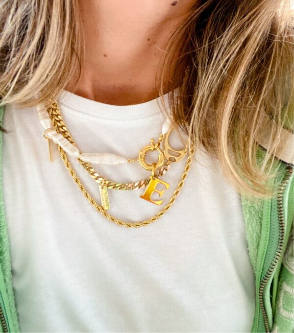 Collar "My Favorite Pearls Necklace" con Inicial - Imagen 3
