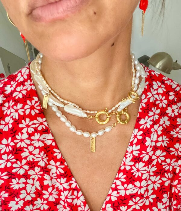 Collar "My Favorite Pearls Necklace" con Inicial - Imagen 2