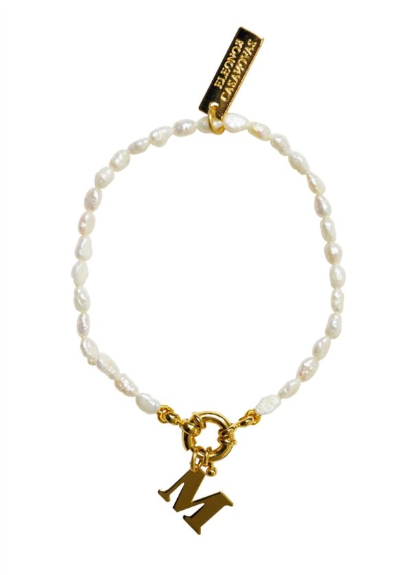 Pulsera "Basic Mini Pearls" con o sin Inicial