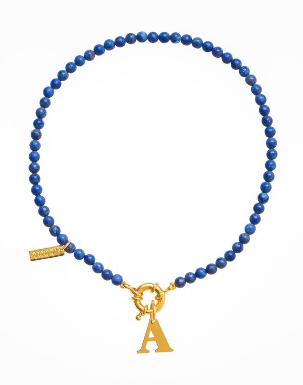 Collar "Deep Blue" con o sin Inicial