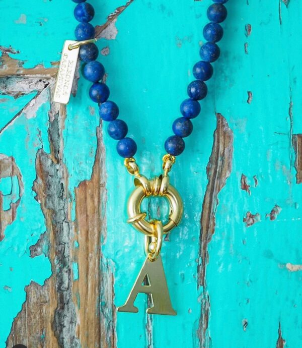 Collar "Deep Blue" con o sin Inicial - Imagen 3