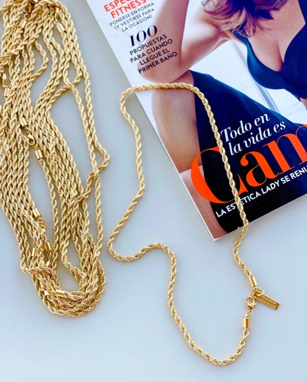 "Golden Cord" Chain Necklace - Image 6