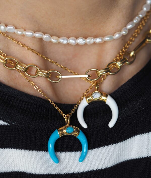 Collar "Basic Mini Pearls" con reasa - Imagen 3