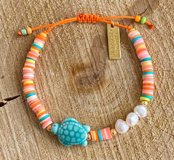 Pulsera Tortuga verde agua - Imagen 2