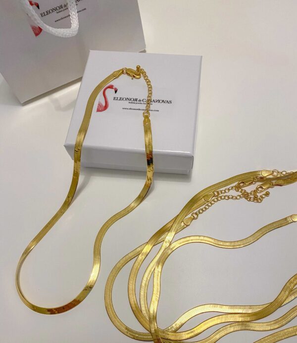 Collar GOLDEN SNAKE 5mm