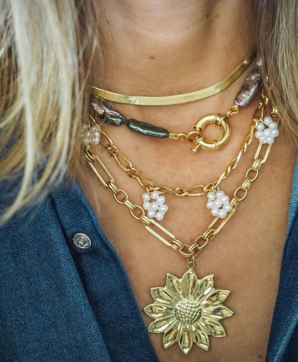 Collar GOLDEN SNAKE 5mm - Imagen 6