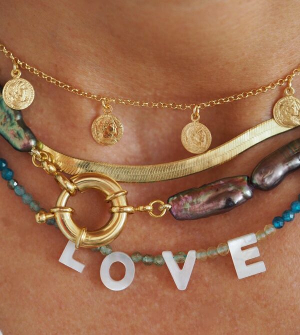 Collar GOLDEN SNAKE 5mm - Imagen 4