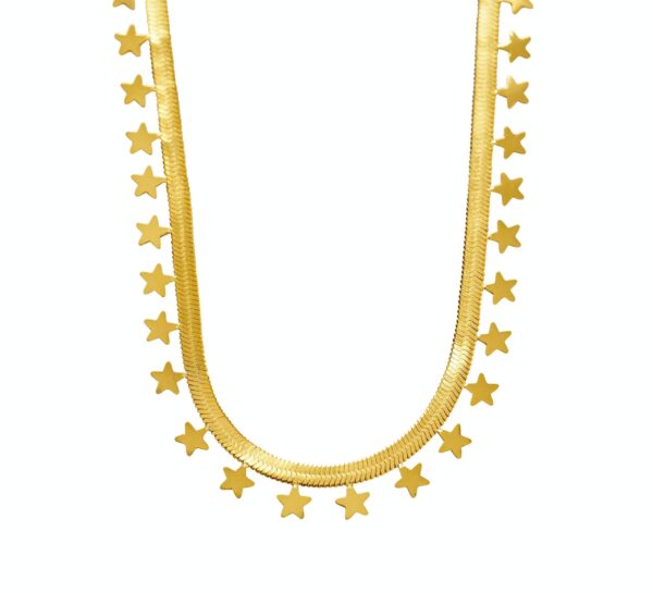 Collar GOLDEN SNAKE - STARS
