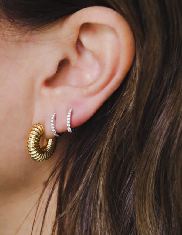 MINI Aros Gold & Stripes - Imagen 2