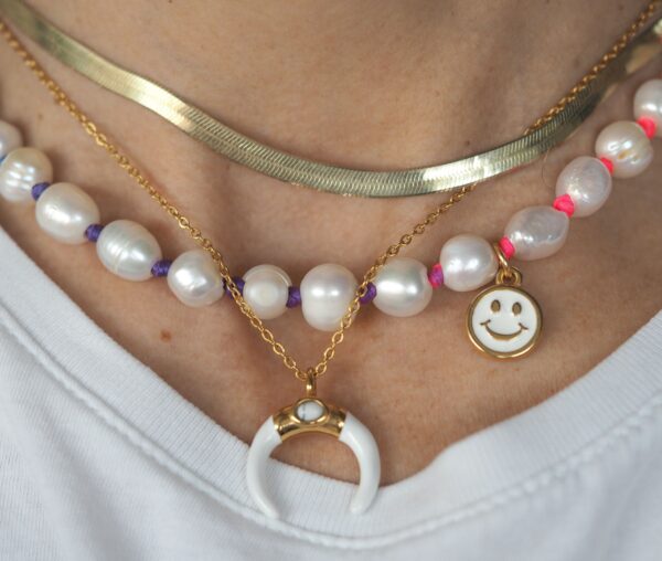 Collar Smile & Pearls - Imagen 4