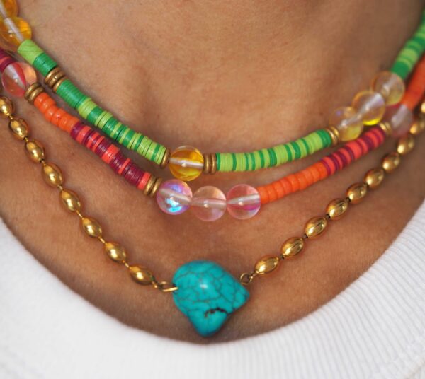 Collar GREEN VIBES & BALLS - Imagen 2