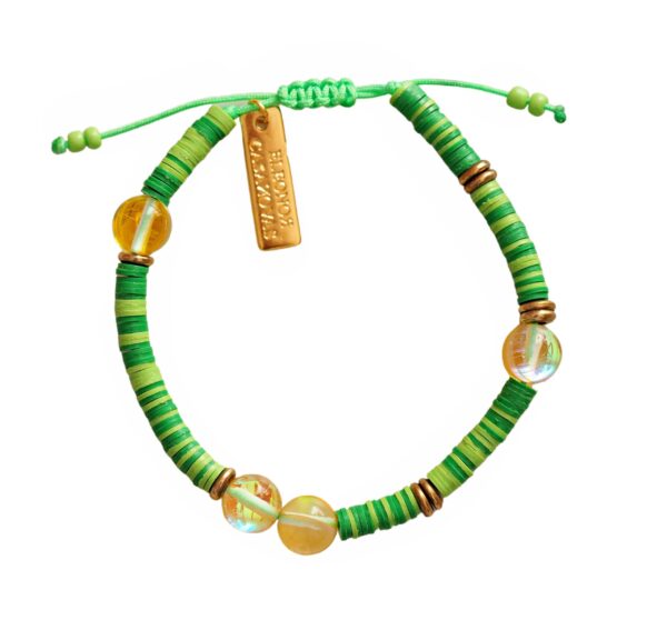 Pulsera GREEN VIBES & BALLS