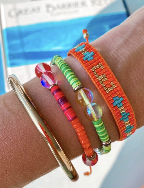 Pulsera GREEN VIBES & BALLS - Imagen 2
