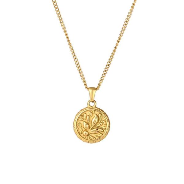 Collar medalla LOTUS FLOWER