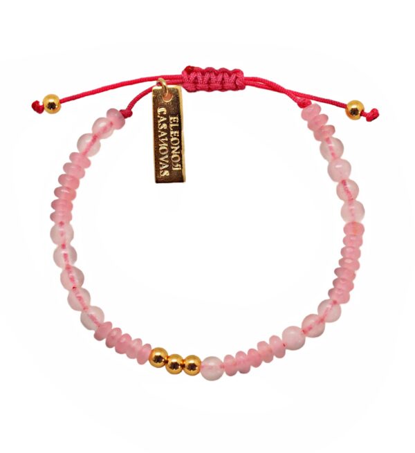 Pulsera PINK LOVE cuarzo rosa