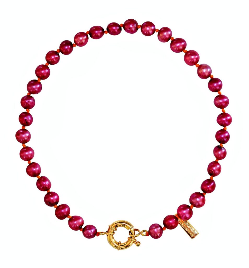 My PINK Pearls Necklace