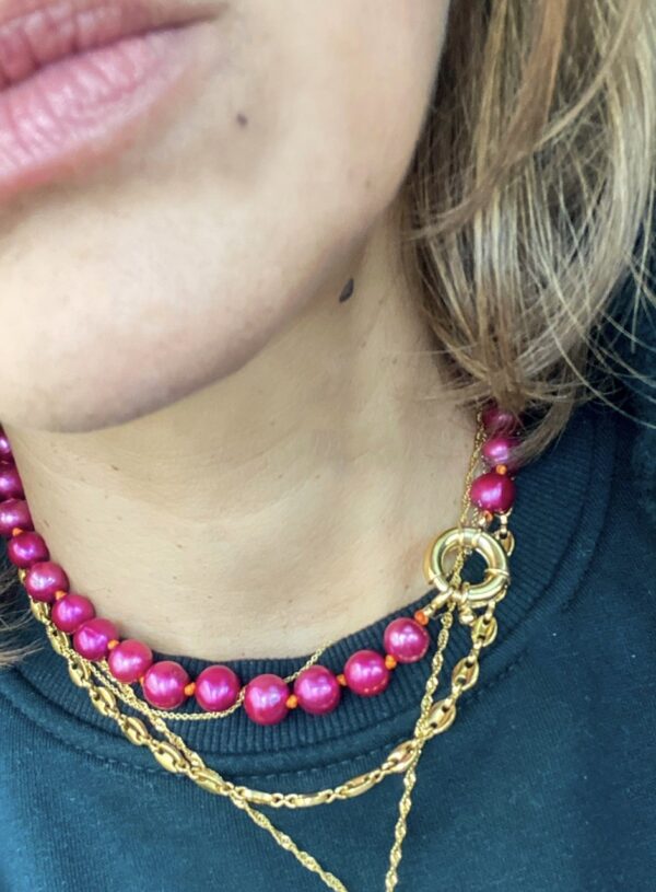 My PINK Pearls Necklace - Image 3