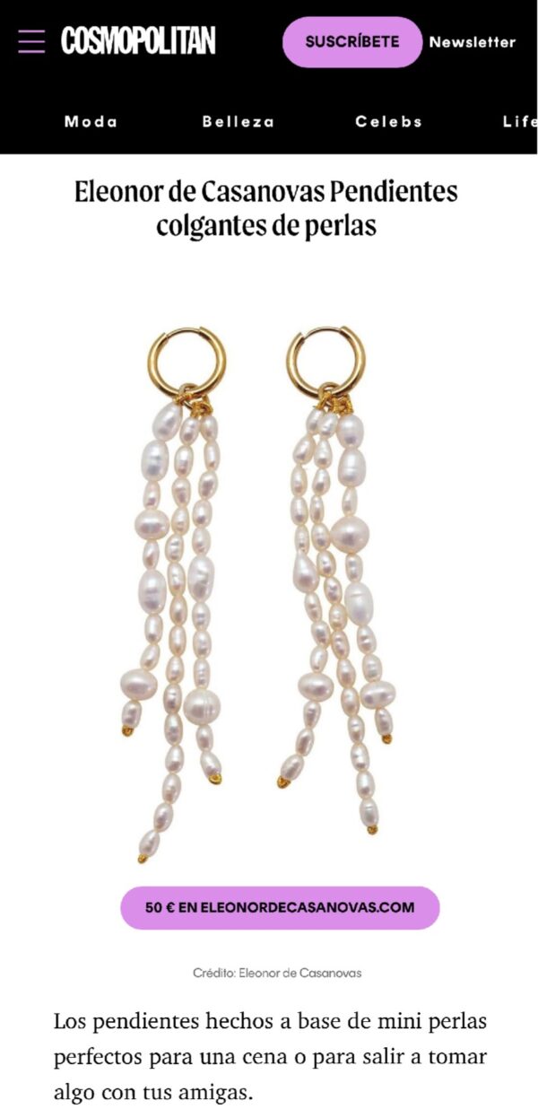 Pendientes MEDUSA Pearl - Imagen 5