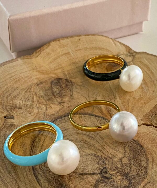 Anillo MAXI PEARL Blue - Imagen 3