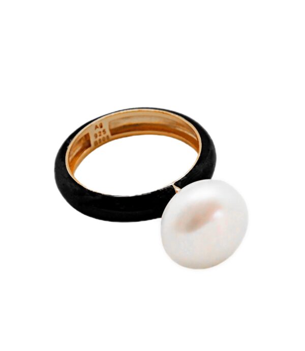 Anillo MAXI PEARL Black