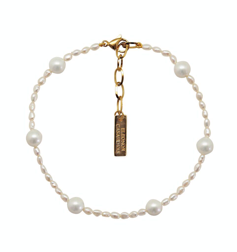 Pearls & Balls Anklet
