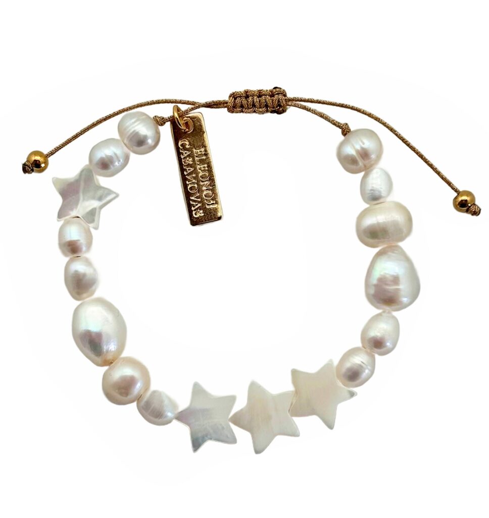 STARS & PEARLS adjustable Bracelet