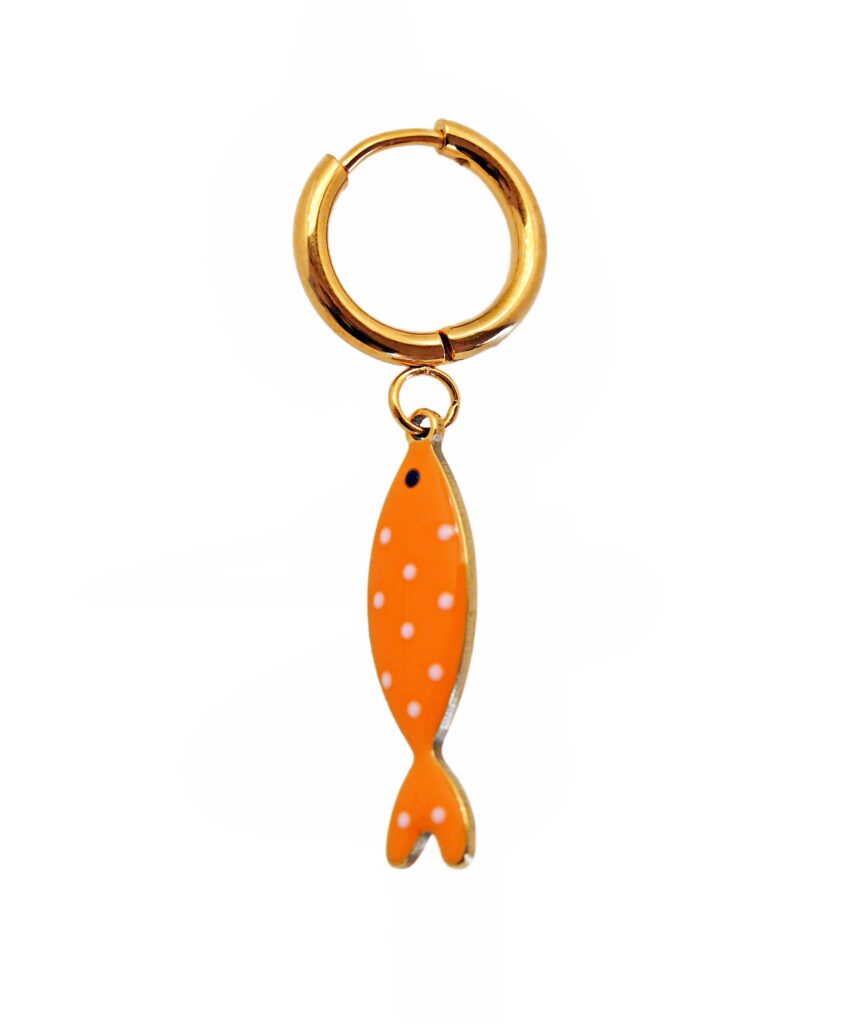 Orange Little FISH Hoop